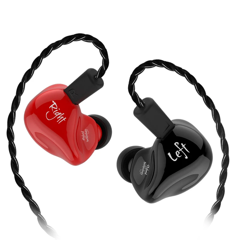Наушники-вкладыши KZ ZS4 1DD + 1BA гибридная технология | Электроника