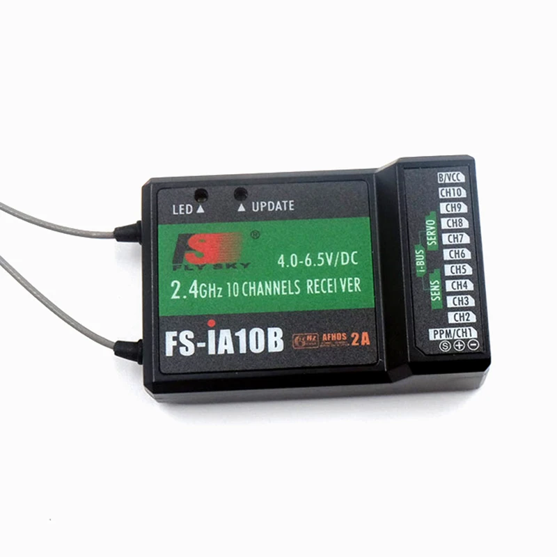 Flysky 2 4G 10CH FS-iA10B 10 Каналы приемник Поддержка FS-I10 FS-I6 FS-I6S F4-IS передатчик для RC FPV