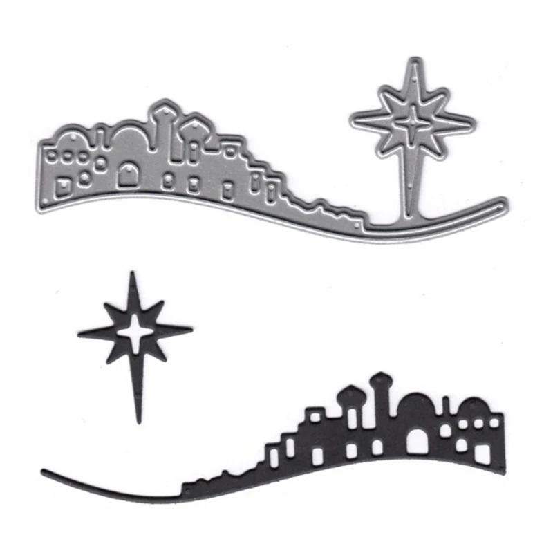 Polaris/Little Town of Bethlehem штампы для резки металла новые трафареты скрапбукинга DIY
