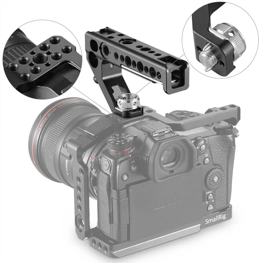 SmallRig универсальная ручка Arri с фиксацией верхней ручки с 15 мм зажимом для камеры Dslr клетка микрофон башмак крепление DIY-2165