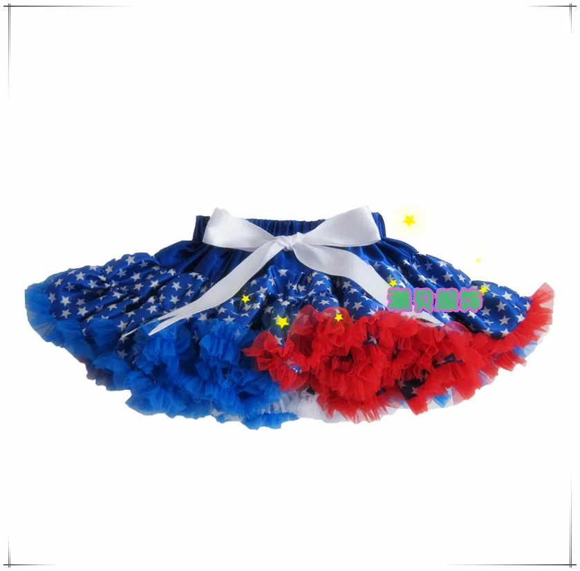 Hot Pettiskirt Tutu Skirt Purple Cherry Kids Fashion Puff Skirts Layered Blue White Lace Clothes free shipping |