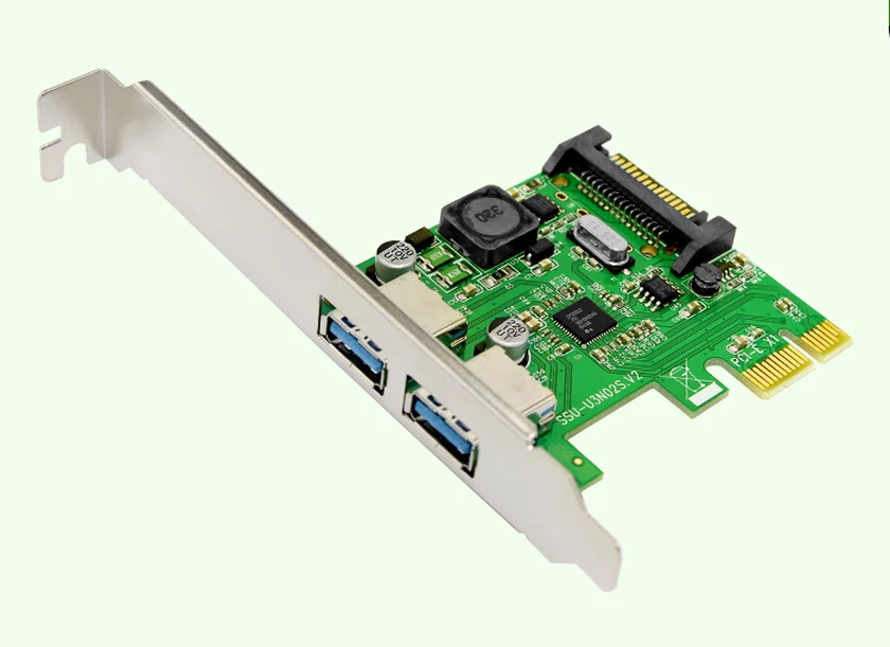Адаптер для контроллера PCI E Express x1 на 2 порта USB 3 0|pci-e express|usb 3.0 controllerusb controller card |