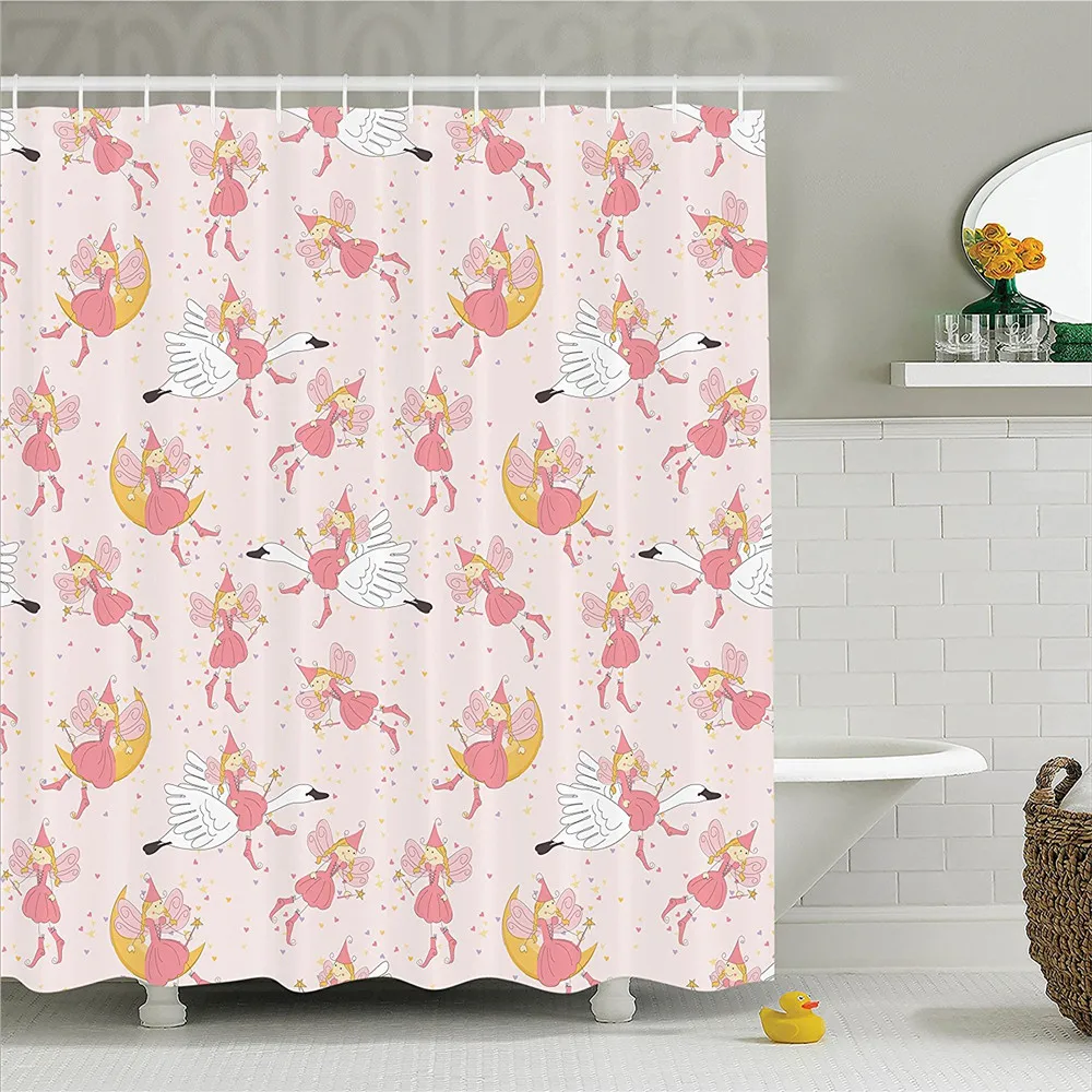 Набор декоративных занавесок для девочек-подростков с рисунком летающих феи