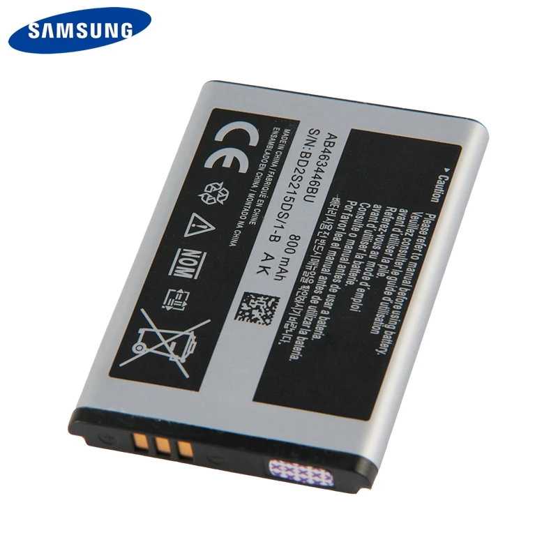 Аккумулятор Samsung AB463446BU AB043446BE для C3300K X208 GT-C3520 GT-E2530 GT-E2330 X160 B309 F299 E339 оригинал |