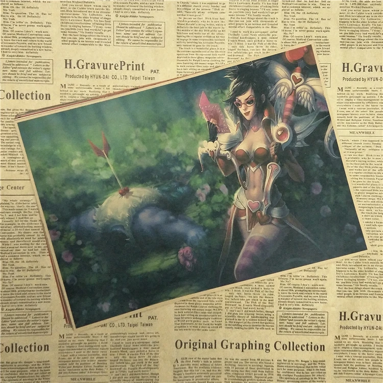 League of Legends C украшение для дома крафт-игра постер рисование ядра настенные