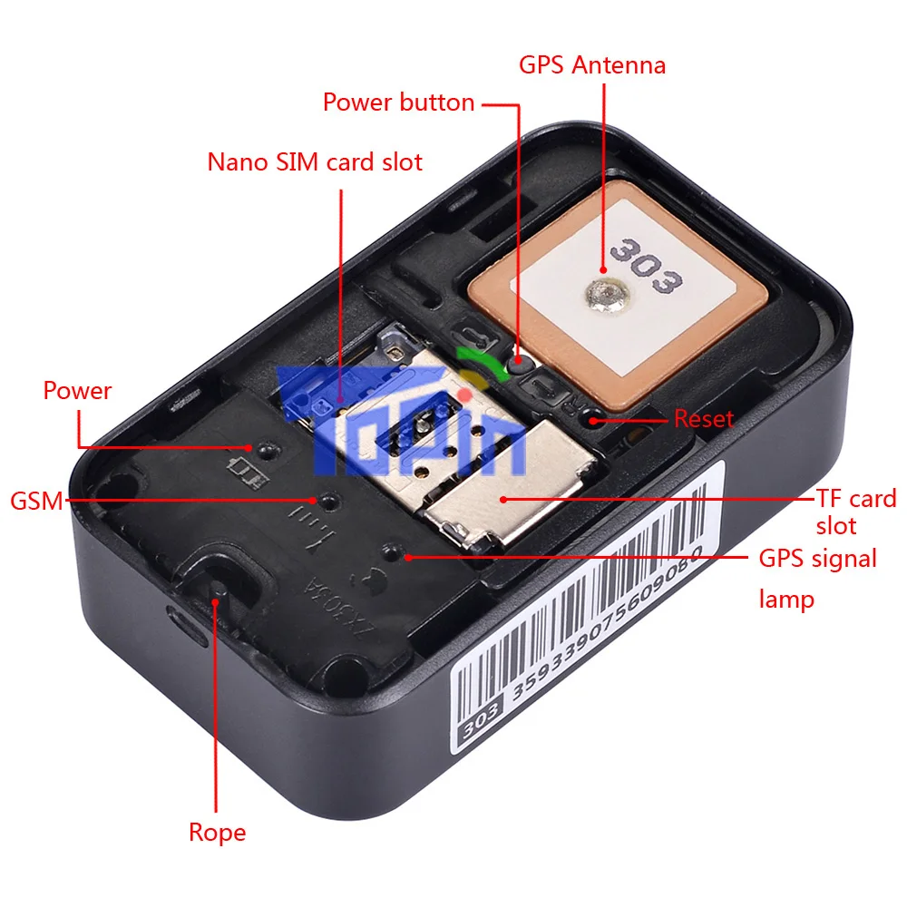TOPIN G03 мини gps трекер Wifi LBS gps локатор веб-приложение слежение диктофон для детей Автомобильный gps локатор GSM трекер