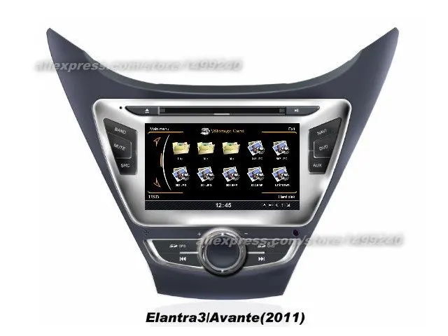 Goede Voor Hyundai Avante 2011 ~ 2013-Auto GPS Navigatiesysteem + Radio TV DVD IPod BT 3G WIFI HD Screen Multimedia Systeem