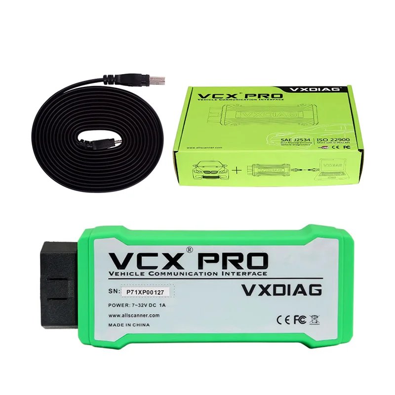 Оригинальный VXDIAG NANO Pro 7 в 1 для VW HONDA Для VOLVO JLR VCX Бесплатная DHL 3 бесплатное