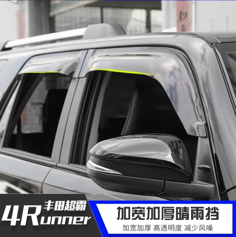 Авто Ventshade in-Channel ventdriver боковое окно дефлектор окно козырек, 4 шт. подходит для Toyota 4runner 16-19