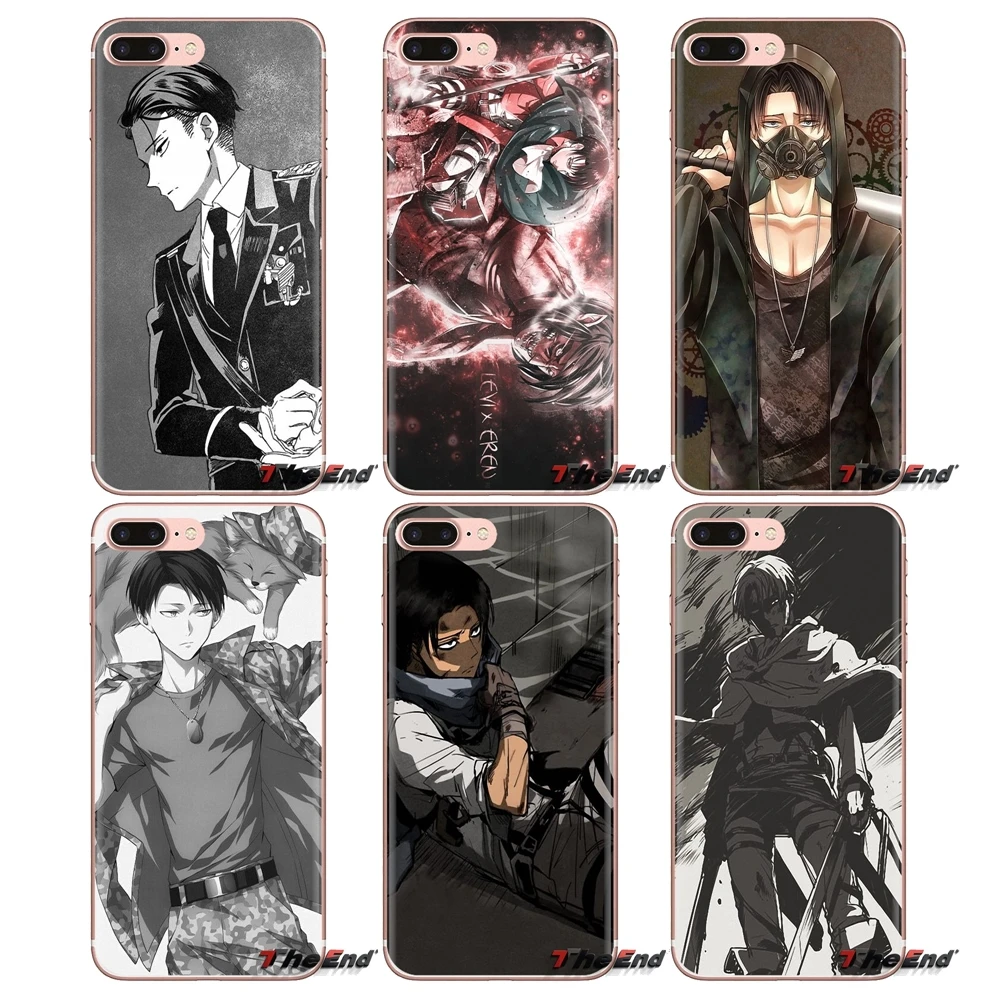 Для LG Spirit Motorola Moto X4 E4 E5 G5 G5S G6 Z Z2 Z3 G2 G3 C Play Plus мини чехол для телефона Levi Ackerman Attack on Titan