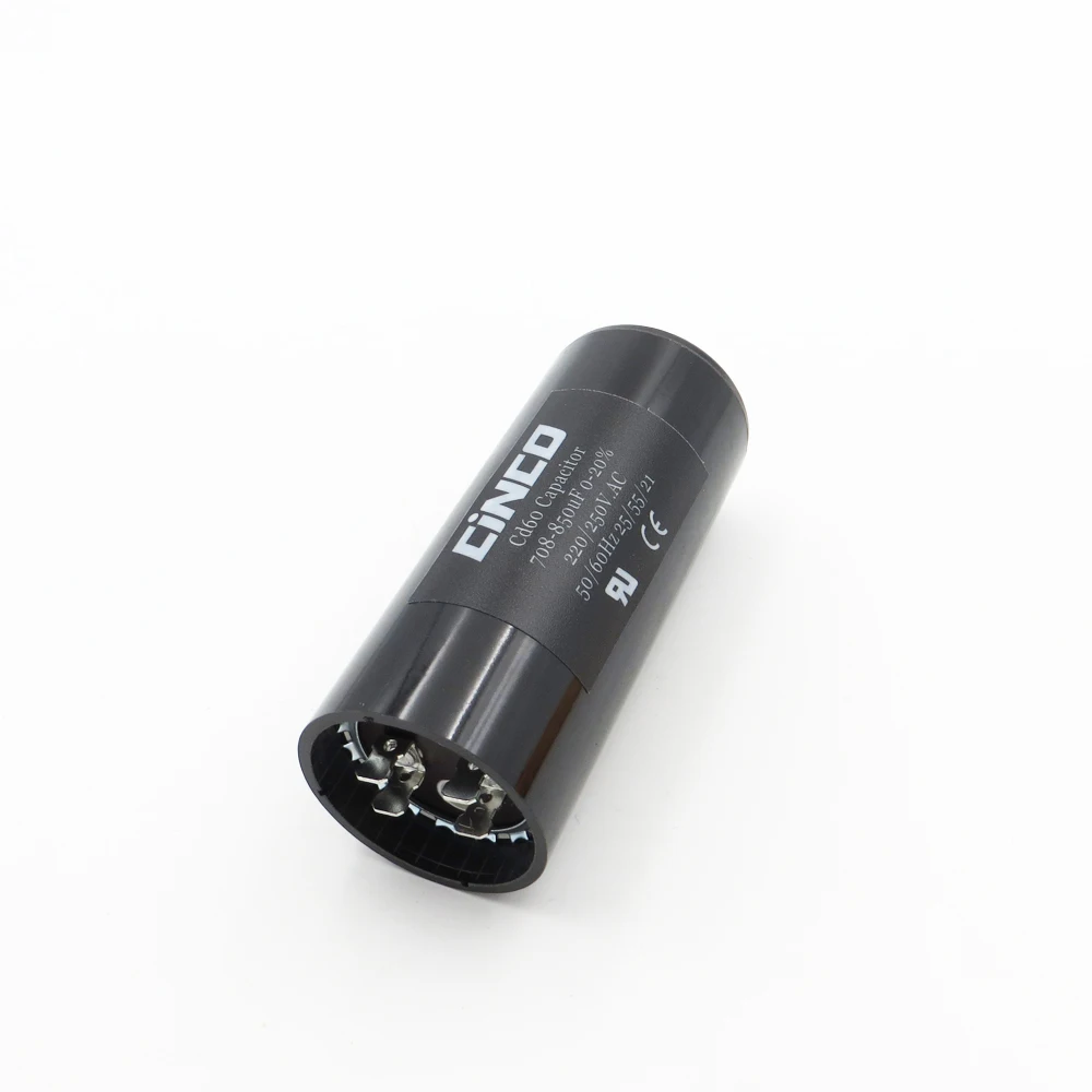 Пусковые конденсаторы двигателя CD60 708-850MFD 220 в 250 275 В пусковые RV 708-850 МФ мкФ