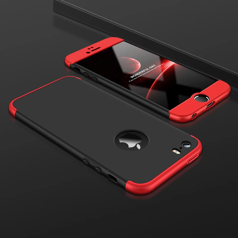 Toraise Case for iPhone 5s se Luxury 360 Full Protective Hard Frosted PC Back Cover 5 capa | Мобильные телефоны и