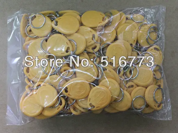 Брелоки XJQ 100 шт./лот RFID карта управление доступом 125 кГц EM4100 брелоки кольцевой чип