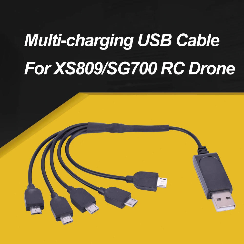 Мульти зарядка 5 в 1 зарядное устройство параллельный USB кабель для VISUO XS809/SG700 RC