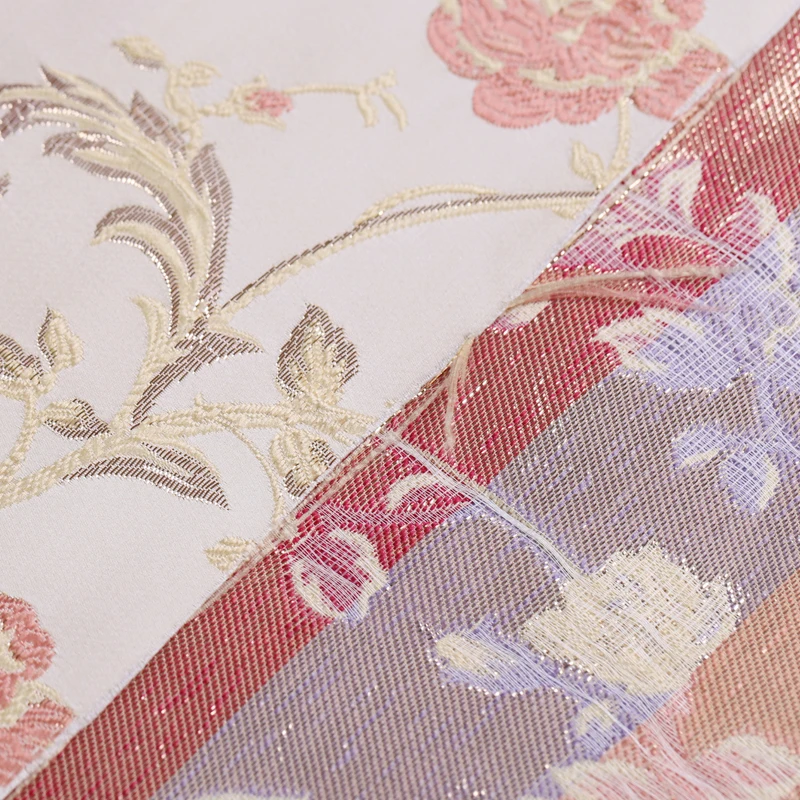 Французская жаккардовая парчовая плюшевая ткань для пальто платьев ткани