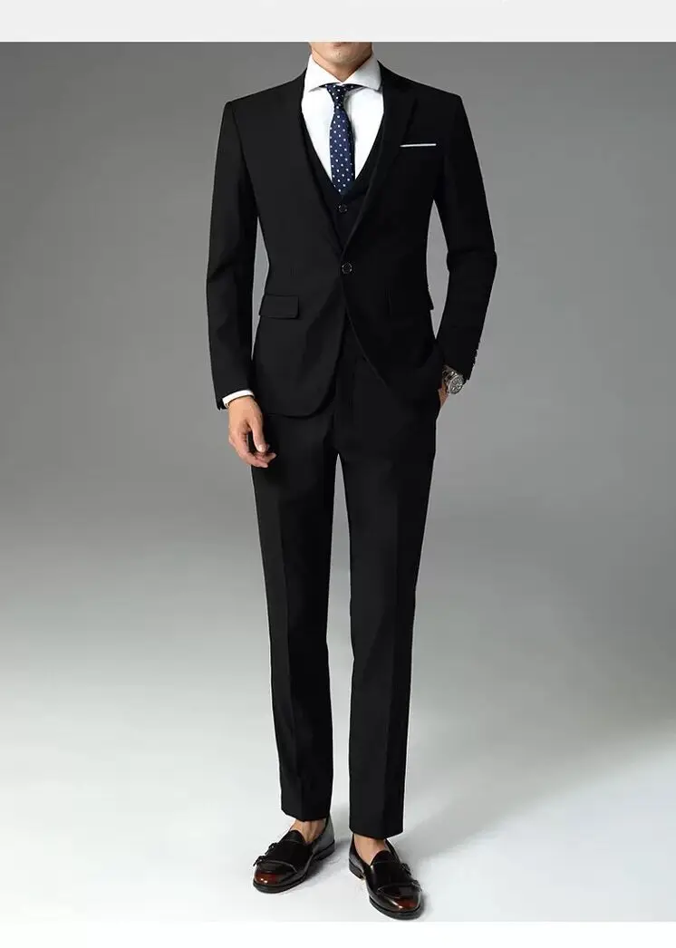 

Men's Suit Groom's Wedding Suit Business Professional Business Suit Customize