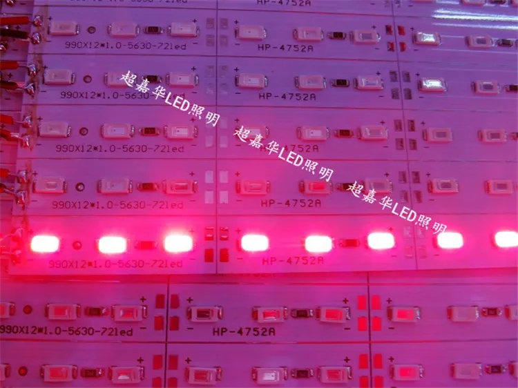 10 шт./партия, samsung 5630 SMD led bar light, 12 мм жесткий светодиодный стержень, 18 Вт/м светодиодная твердая лента LHS-56-002