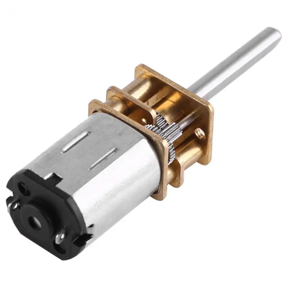 VBESTLIFE DC 12V Мотор редуктор с длинным выходным валом 100 об/мин~ 2000 об/мин мини мотор-редуктор Электрический ящик с зубчатым колесом