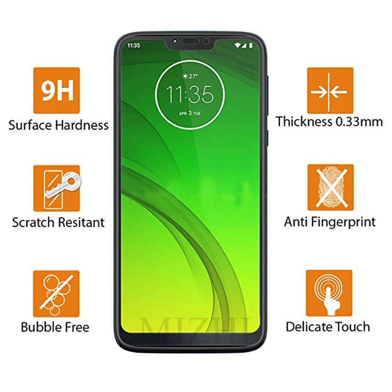 9D стекло для Moto G7 Power чехол закаленное на G7Plus G7Play G 7 7G xt1x XT1955 чехол|Защитные стёкла
