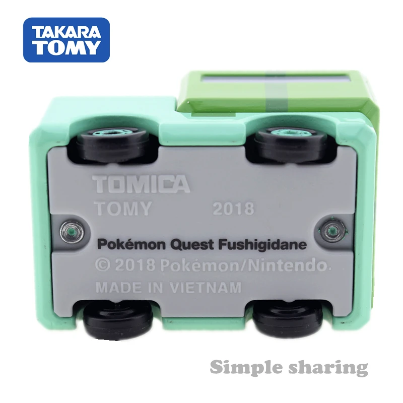 

Takara Tomy Tomica Pokemon Quest P-02 Bulbasaur Fushigidane Car Hot Pop Kids Toys Motor Vehicle Diecast Metal Model