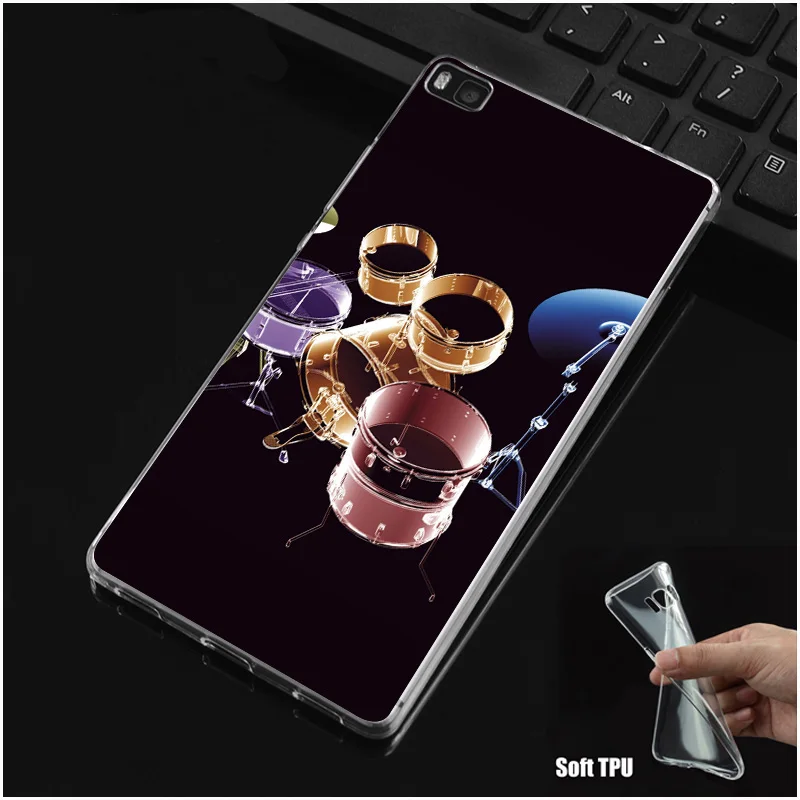 DREAMFOX M464 Мягкий силиконовый чехол из ТПУ с барабаном для Huawei P8 P9 P10 Lite Plus 2017 Honor 8 Pro 9