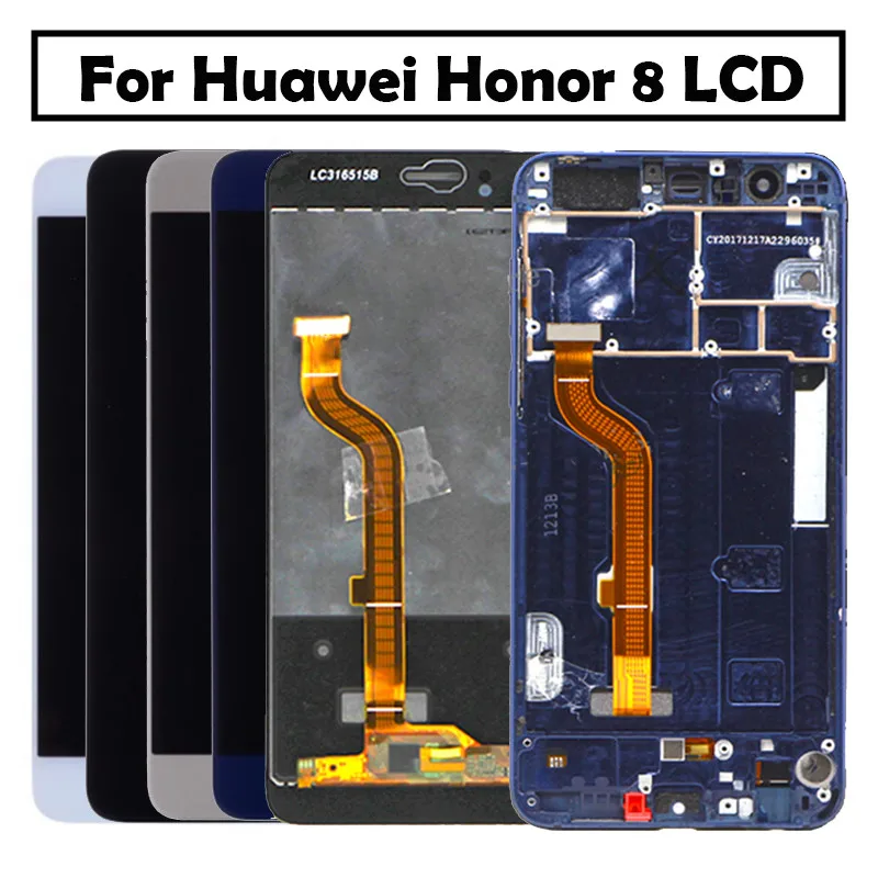 5 2 &quotдисплей для Huawei Honor 8 LCD сенсорный экран с рамкой Замена HUAWEI Дисплей Honor8 Frd