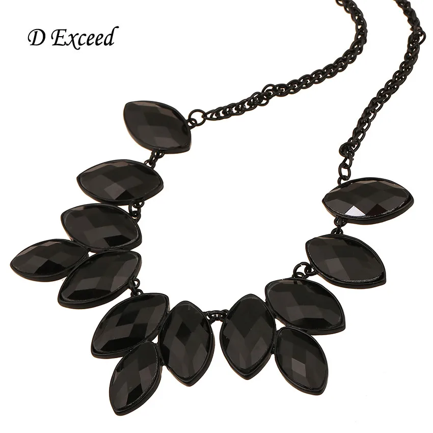 Женская Винтаж Геометрическая Ювелирные Изделия Грановитая Ромб Ожерелье