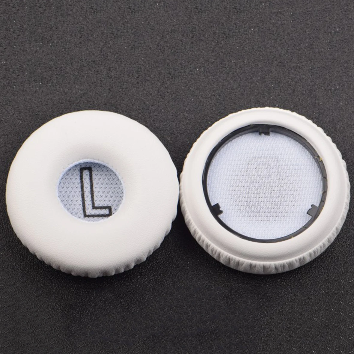 earpad white Сменные красные амбушюры, повязка на голову для Meizu HD50 HD 50, HIFI наушники, наушники, гарнитура, запасные части, аксессуары - Цвет: earpad white
