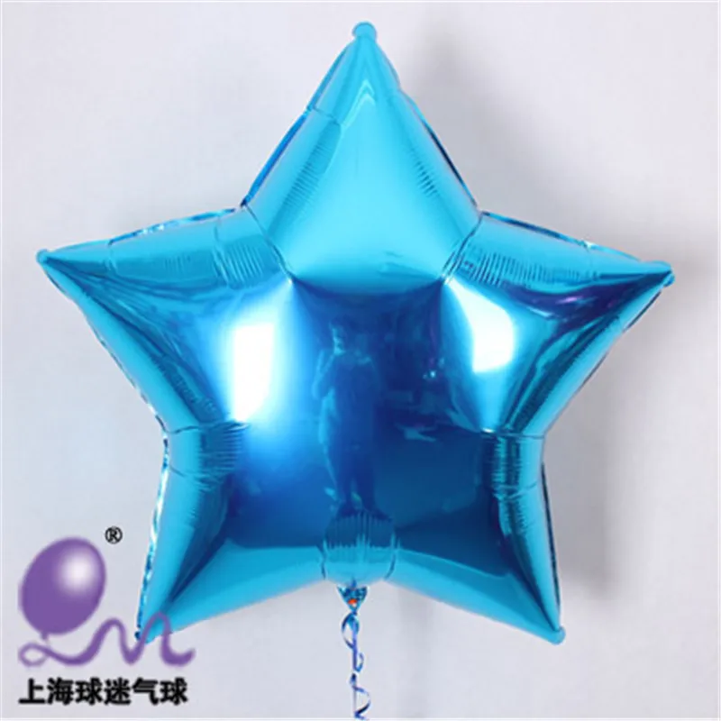 1pc 36-inch Pentacle Heart-shaped Aluminum Foil Balloon Wedding Room Decoration Birthday Party Surprise Floating Helium | Дом и сад