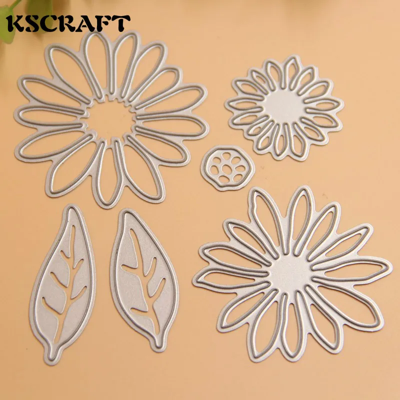 

KSCRAFT Flower Metal Cutting Dies Stencils for DIY Scrapbooking Stamp/photo album Decorative Embossing DIY Paper Cards