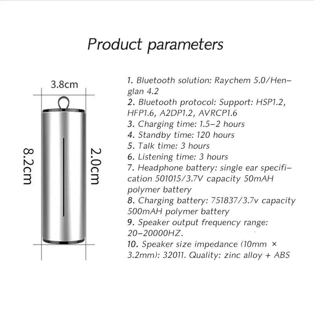TWS Mini V5.0 Bluetooth наушники 3D настоящие беспроводные стерео с микрофоном портативные