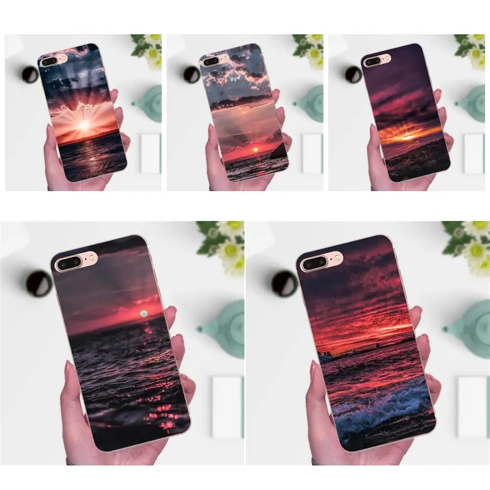 Sunrise Sunset Airplane The Sea Lovely в продаже для LG Nexus 5 5X G2 G3 mini spirit G4 G5 G6 K4 K7 K8 K10 2017 V10 V20 V30