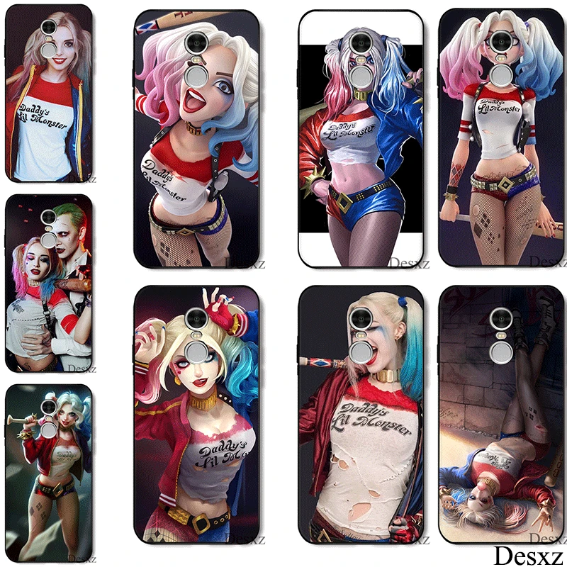 Силиконовый чехол для мобильного телефона из ТПУ Harley Quinn Xiaomi Redmi K30 Poco X2 Note 5 6 4 4X 7 Pro