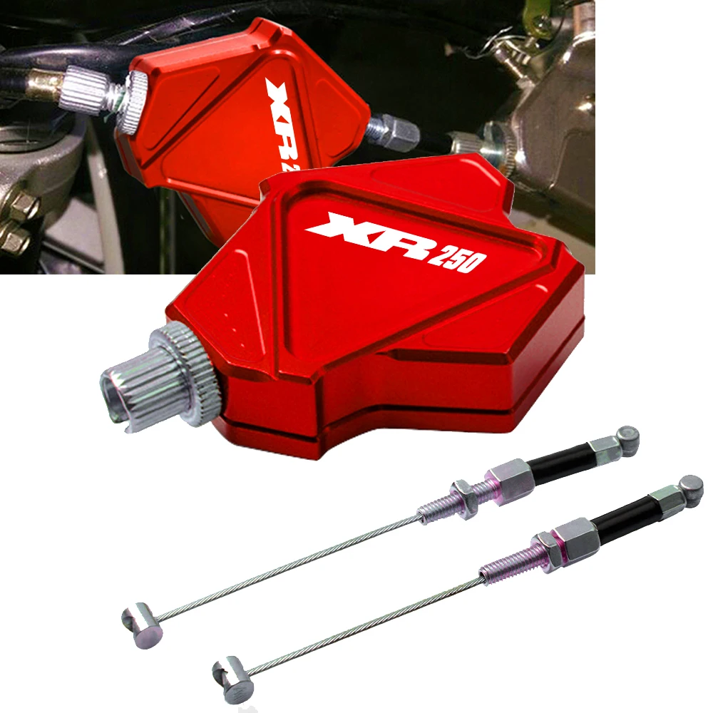 Мотоцикл CNC трюк рычаг сцепления легко тянуть кабель системы для honda XR250 1995 2007 1998