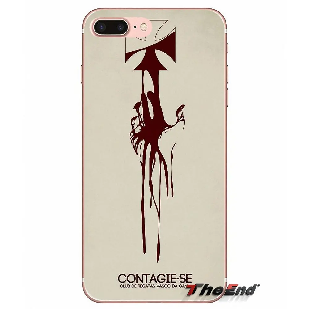 Чехлы для iPhone X 4 4S 5 5S 5C SE 6 6S 7 8 Plus Samsung Galaxy J1 J3 J5 J7 A3 A5 2016 2017 Clube de regatas vasco da gama Logo |