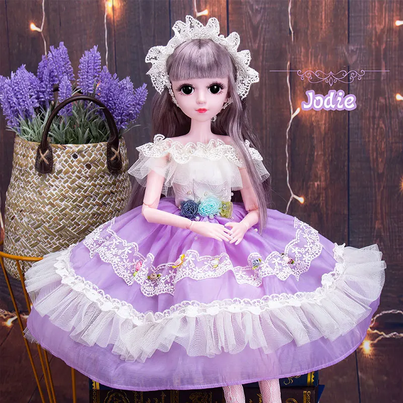 60 см с музыкальной коробкой Kawaii DIY трессы для кукол подарок девочек BJD кукла набор