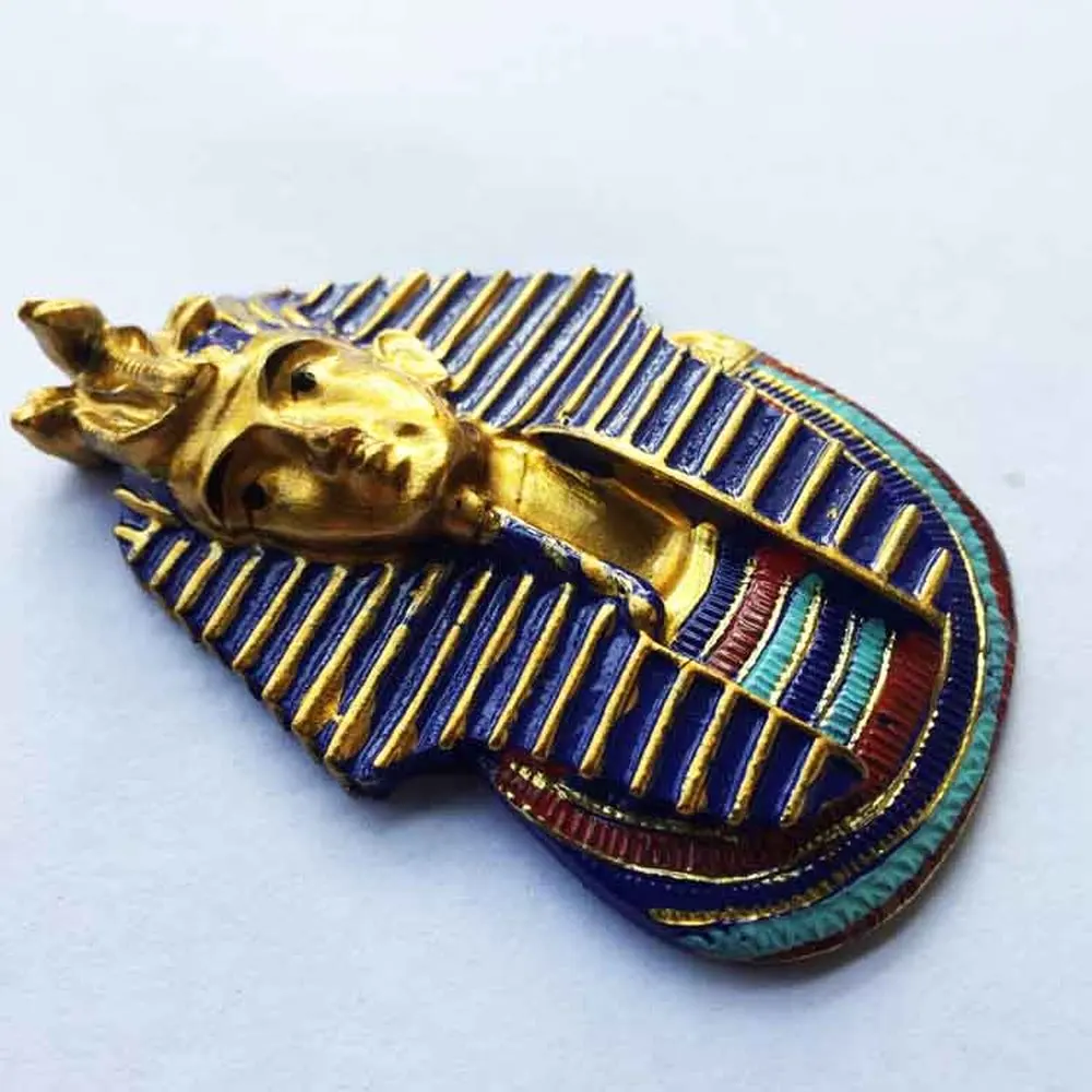 3D Resin Egyptian Pharaoh Fridge Magnet Egypt Tousit Souveirs Refrigerator Magnets Kitchen Magnetic Sticker Home Decorations | Дом и сад