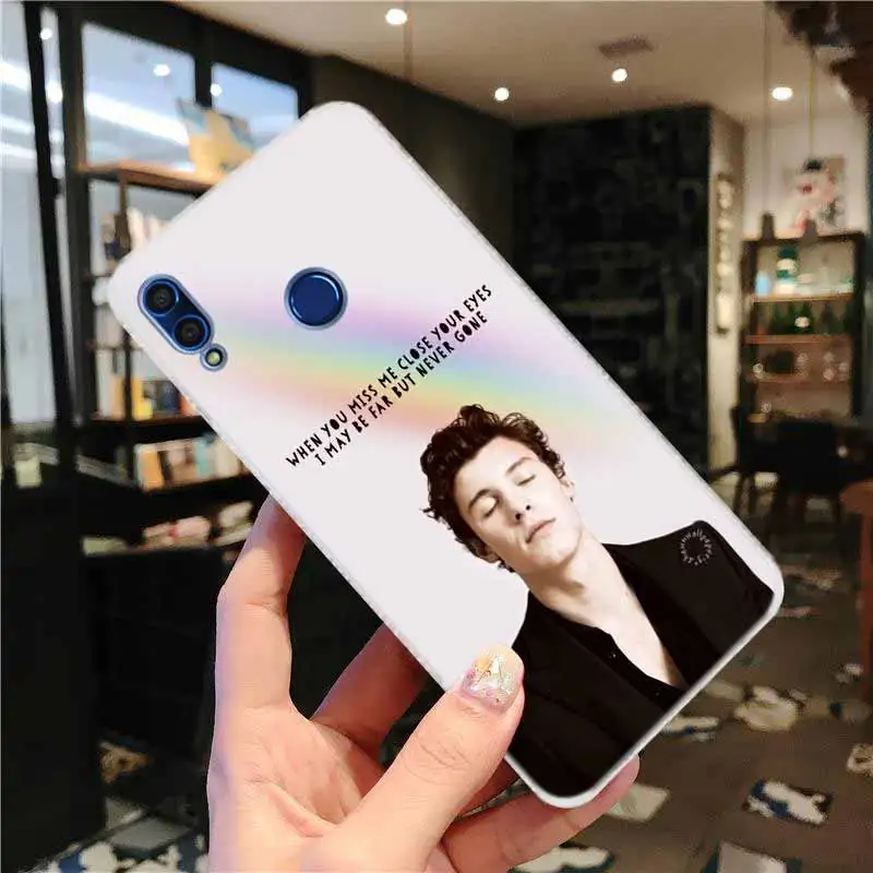Мягкий силиконовый чехол для Huawei Honor 30 20 Pro 10 9 9X Lite 10i 9a 8a 7a 30s Шон Мендес