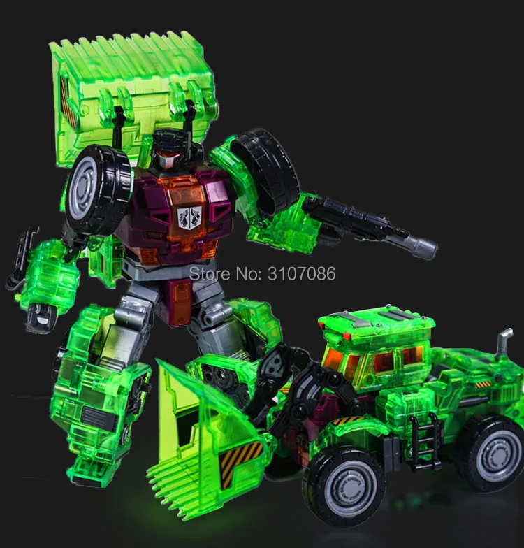 NBK Devastator бульдозер скраппер гравитационный крюк строитель GT Devastator KO трансформация Инженерная фигурка игрушки