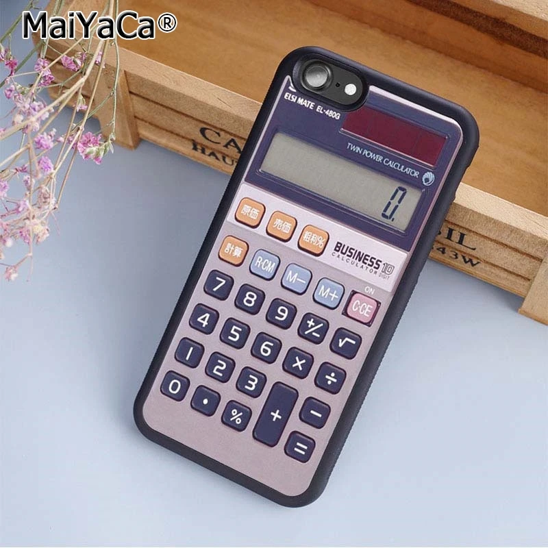 MaiYaCa новый стиль Оригинальный чехол для телефона с калькулятором iPhone 5 6 s 7 8 plus 11 12