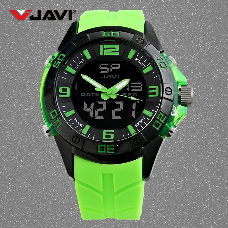 JAVI Брендовые спортивные часы мужские водонепроницаемые relojes para hombre Dive 30m Цифровые