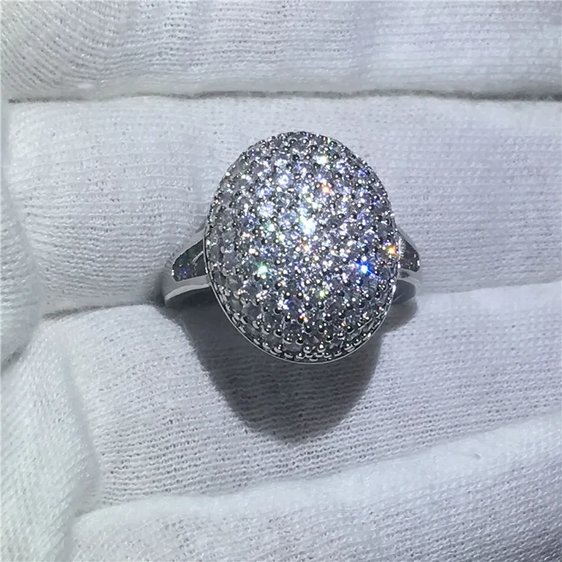 Модное ювелирное изделие Bella обручальное кольцо для женщин полный 5A Циркон