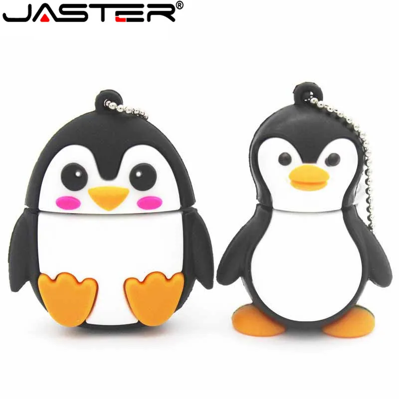 JASTER Новая акция креативная 100% фактическая емкость Пингвин серия USB карта флэш