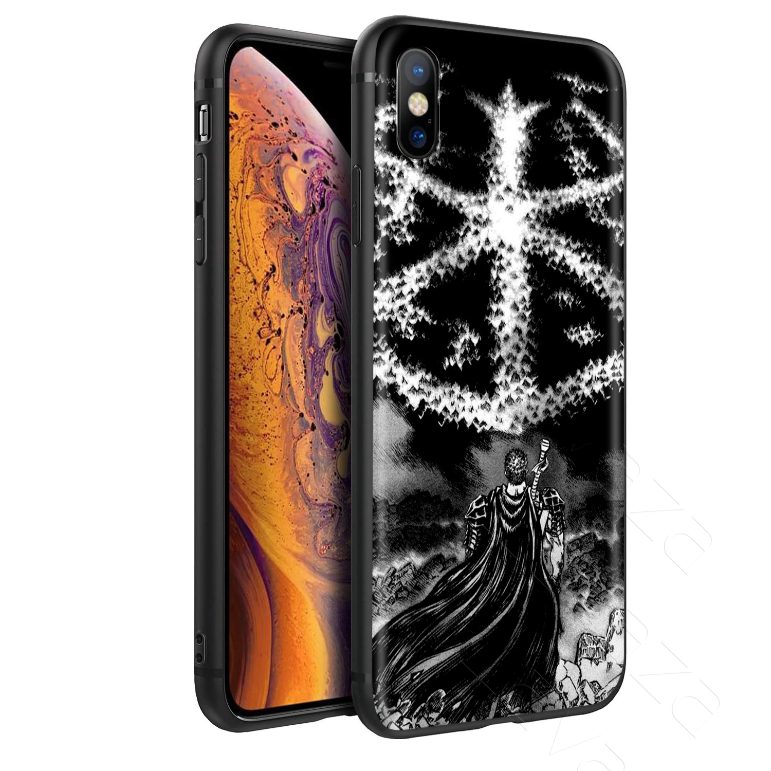 Lavaza Berserk Guts Anime Case for iPhone 11 Pro XS Max XR X 8 7 6 6S Plus 5 5s se |