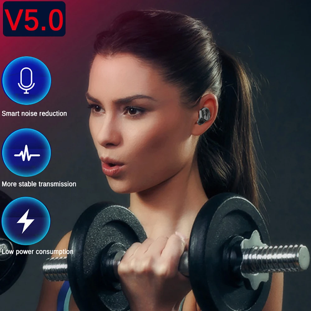 X18 TWS True Bluetooth 5 0 наушники спортивные стерео беспроводные мини водонепроницаемые