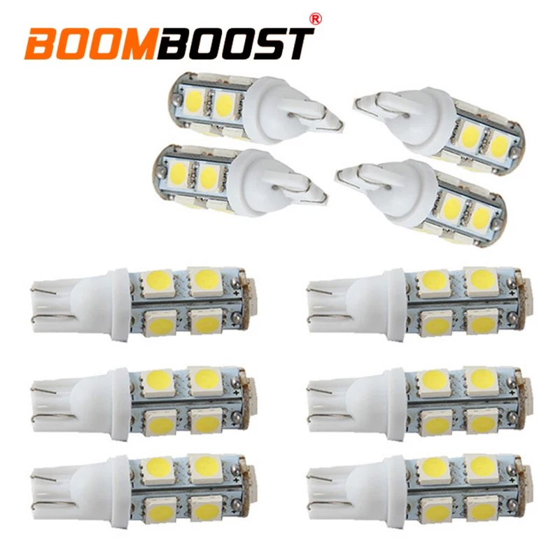 Новое поступление 10 шт. T10 9SMD 5050 Автомобильная ширина лампы безотказный 9