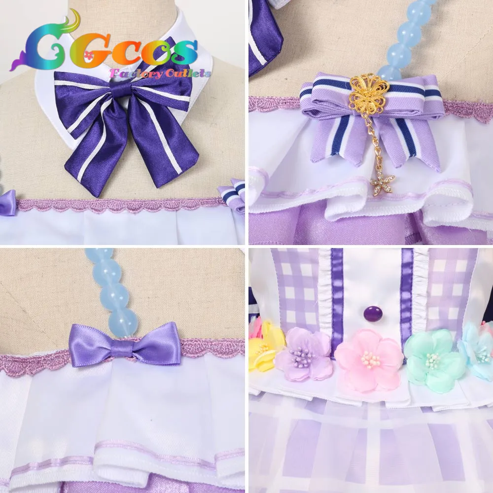 CGCOS Косплэй костюм Bang Dream! Пастельные* палитры Maruyama Illuminate Wakamiya вечерние платья одежда Униформа CG540