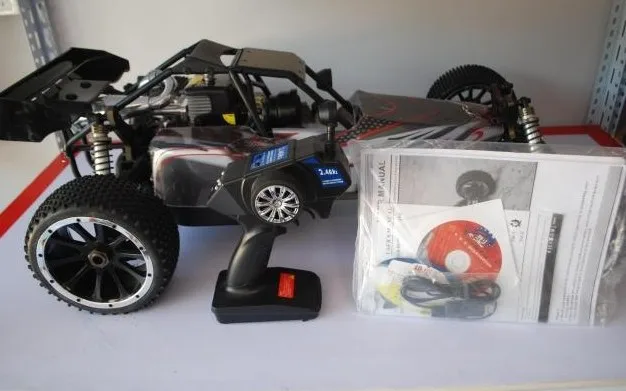 Бесплатная доставка Байер 5B 1/5th 4WD RTR 30CC газовый Двигатель автомобиля 2CH 2.4 Г