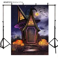 halloween backdrop vinyl photography background pumpkin lamp witch house children backdrops for photo studio ha 272