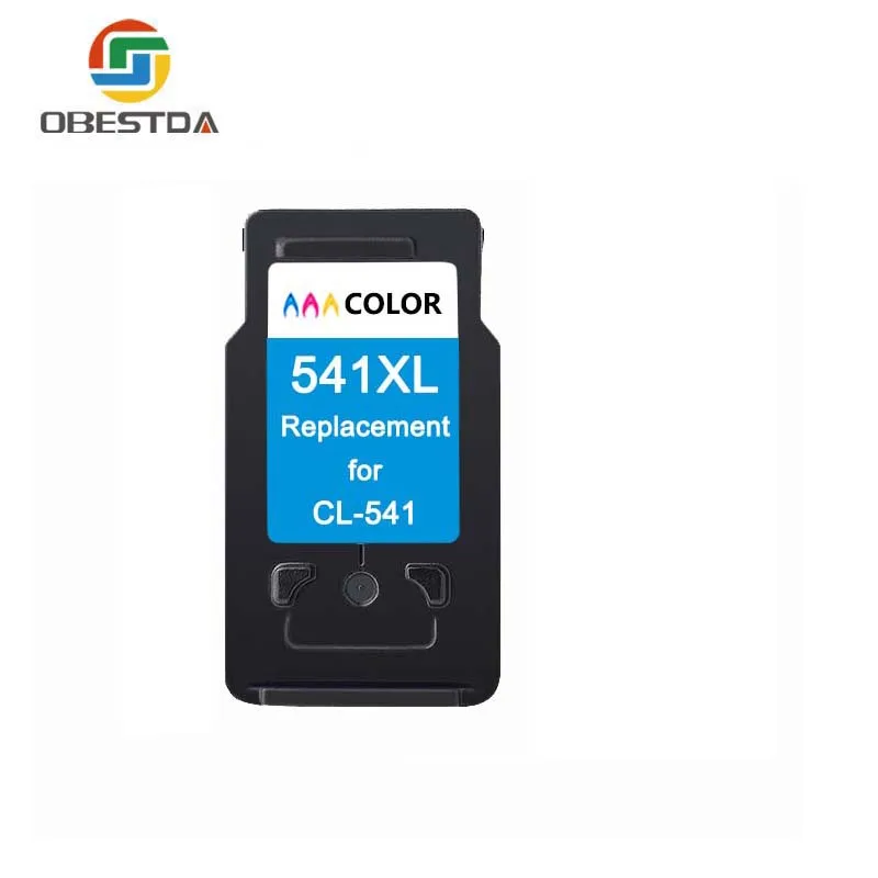CL541 Obestda pg 540 cl 541 картридж для Canon 540 541 pixma MG3155 MG3200 MG3255 MG3500 MG3550 MG4100 MG4150 MG4250 MX374 MX375 - Цвет: CL541